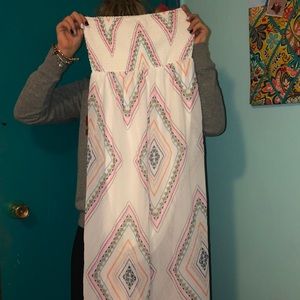 printed maxi dress